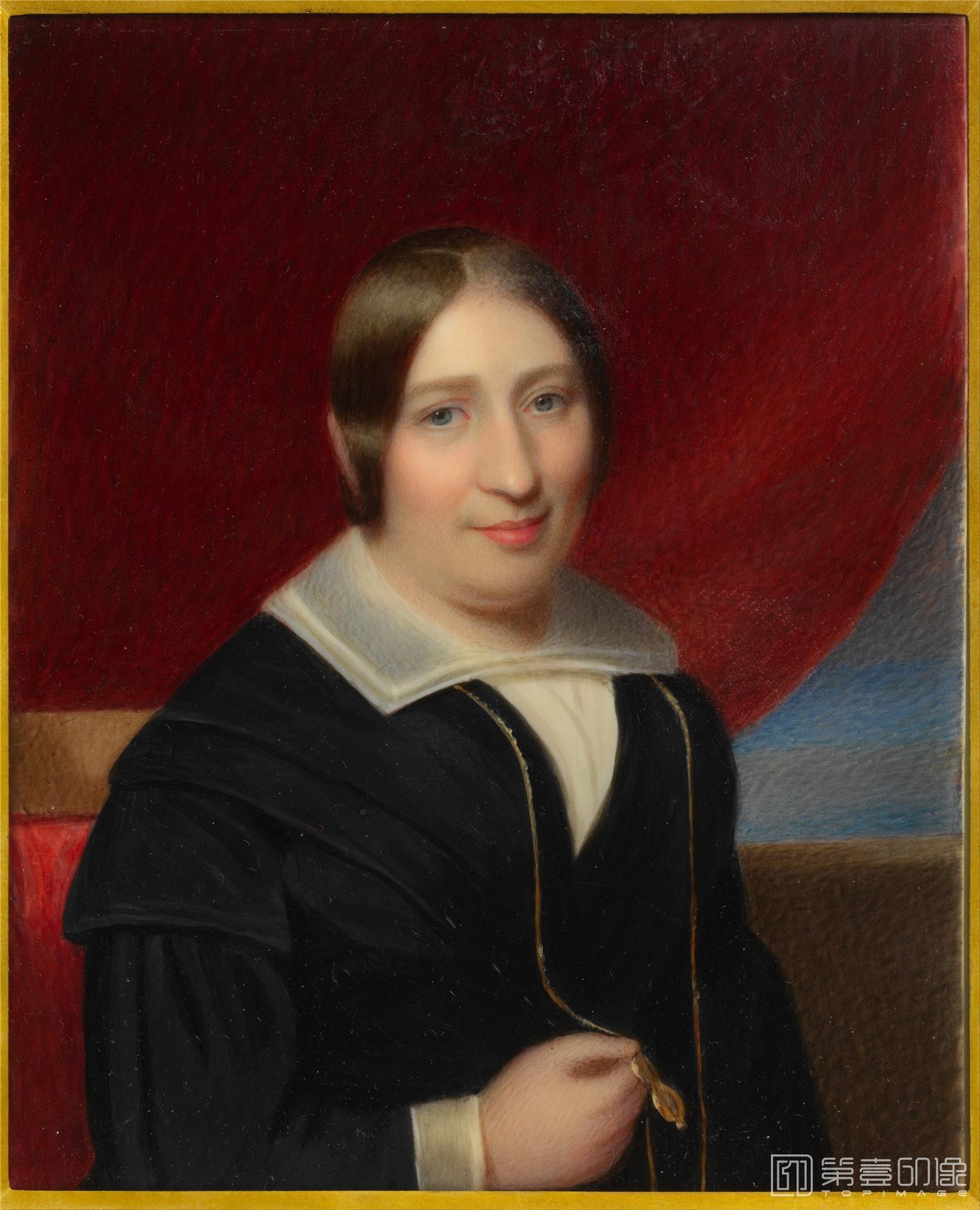 油画-美国纽约大都会美术馆油画藏画-Henry Colton ShumwayCatherine Augusta Wilmerding-1083